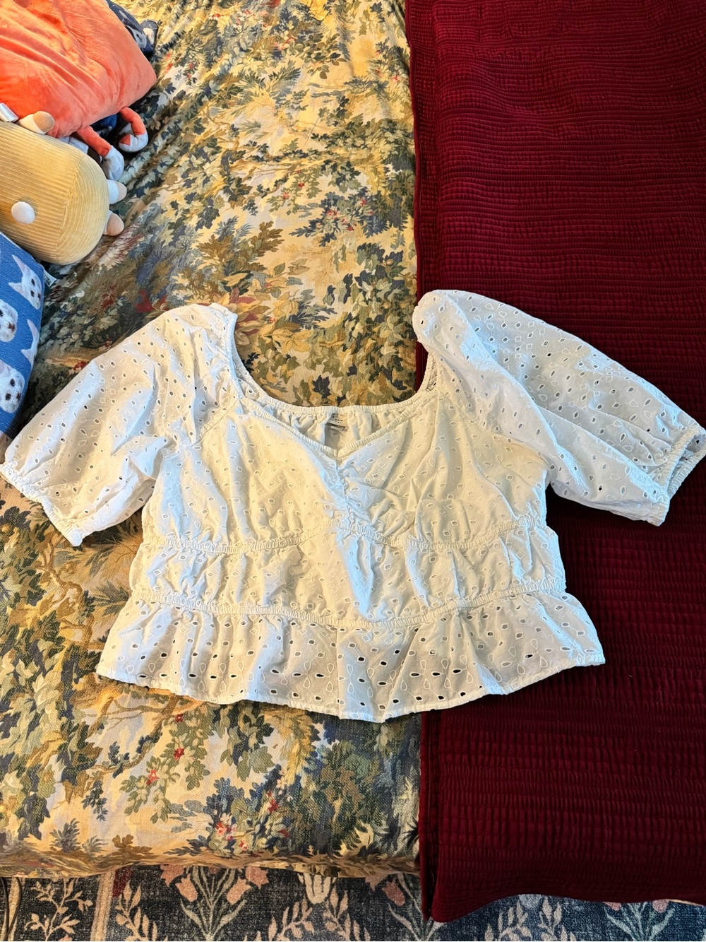 Target A New Day white eyelet top
